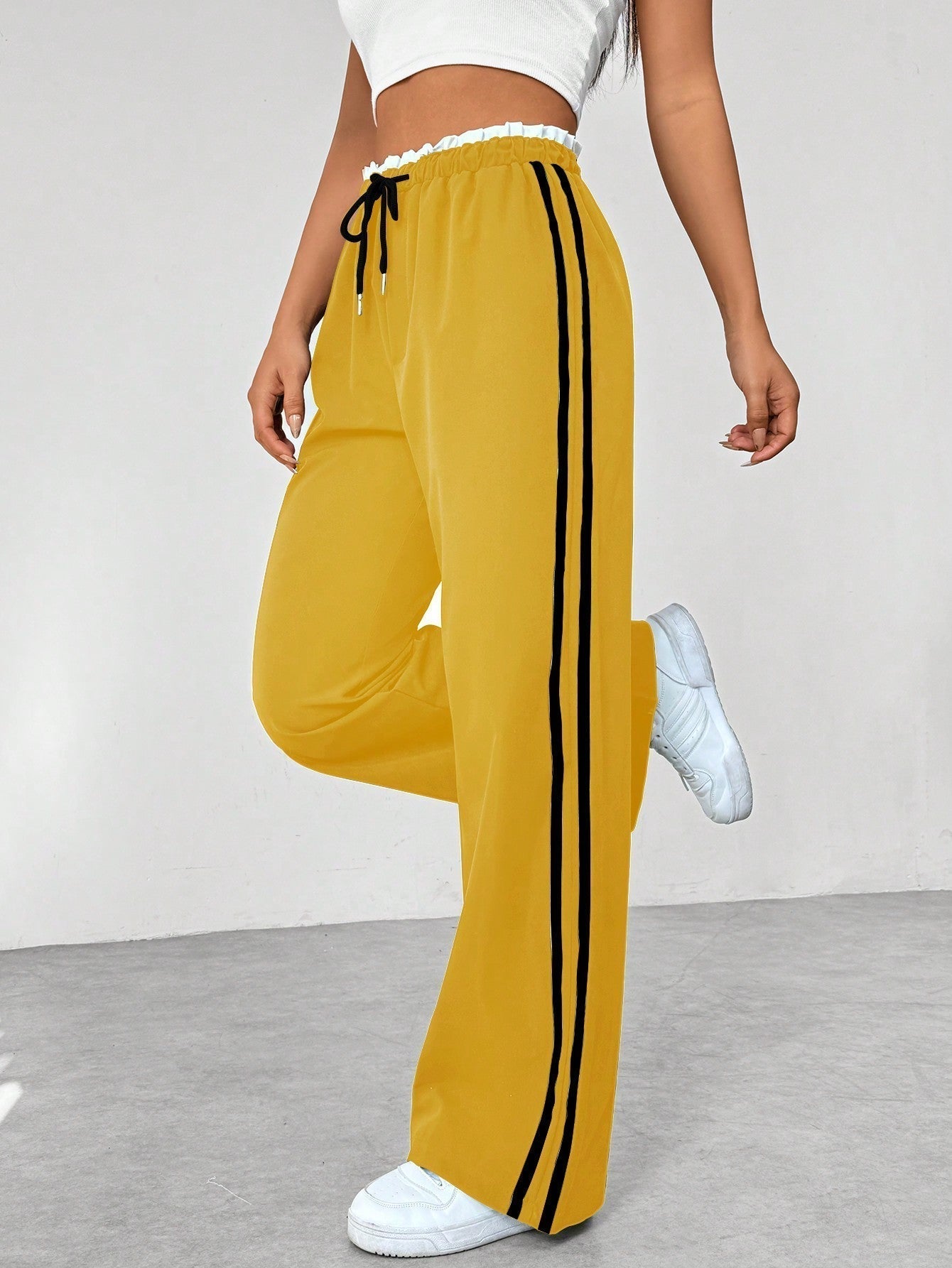 Women'S Trousers Wide Leg 5