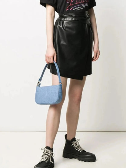 Women Shoulder Bag Crocodile Print 4