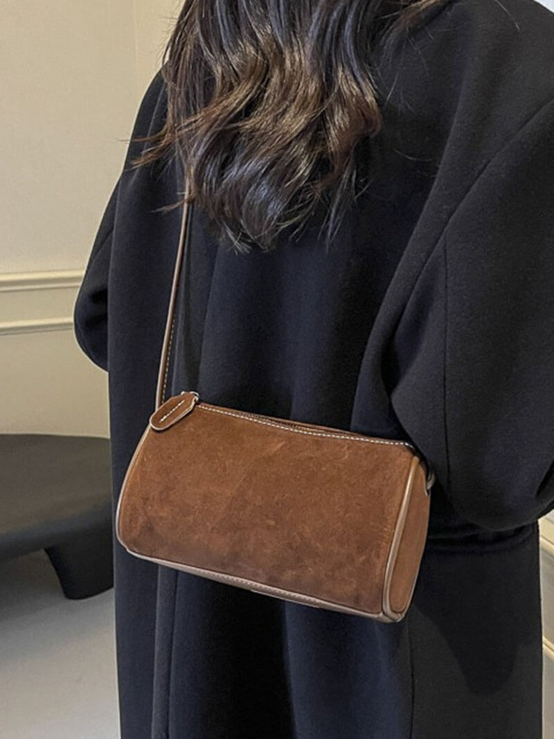 Women Shoulder Bag Suede 3