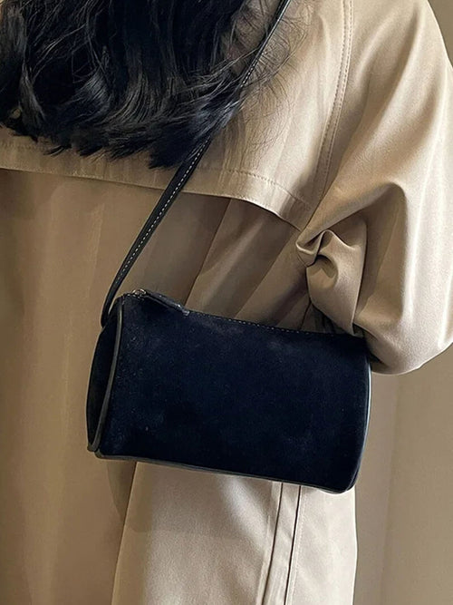 Women Shoulder Bag Suede 5