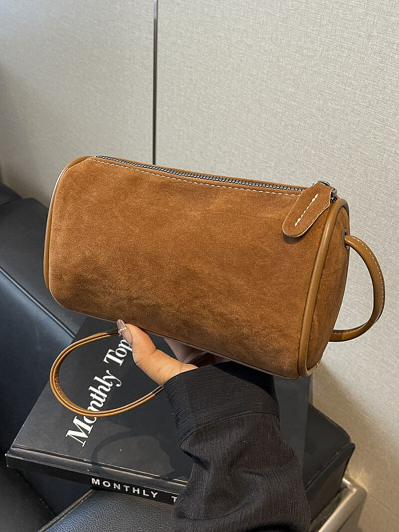 Women Shoulder Bag Suede 6