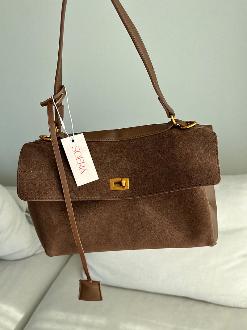 Women Suede Handbag 3
