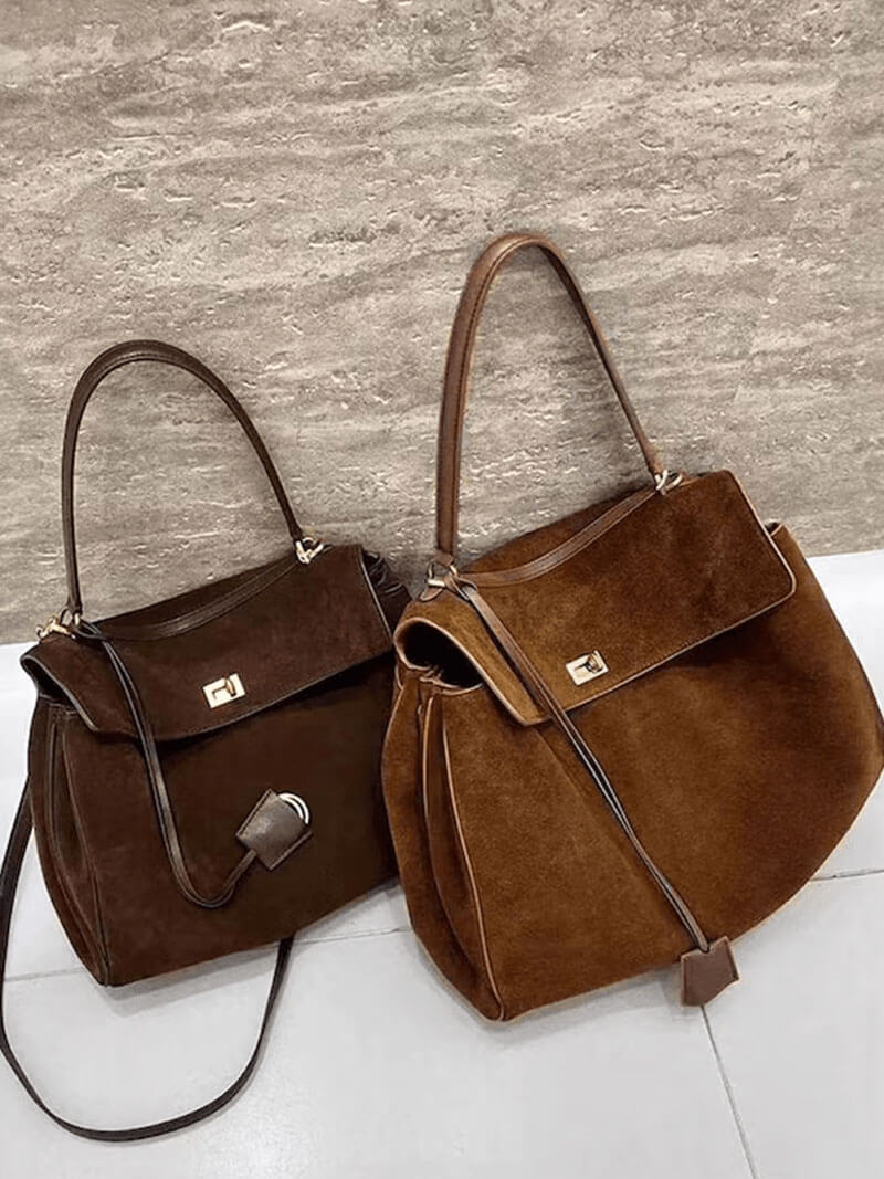 Women Suede Handbag 6