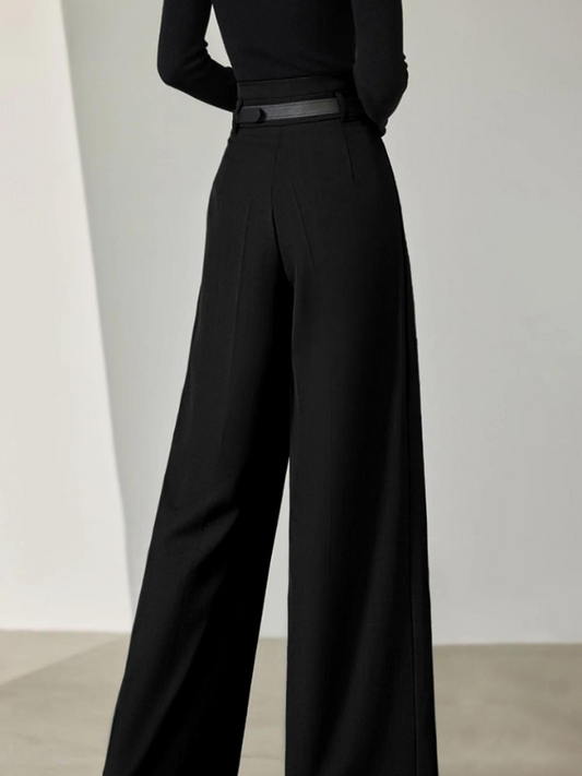 Women Wide Leg Trousers High Waist 0