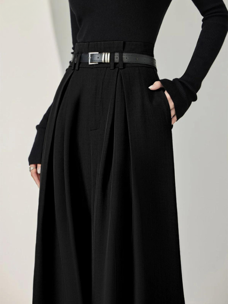 Women Wide Leg Trousers High Waist 2