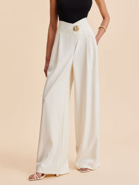 Women Wide Trousers High Waist
