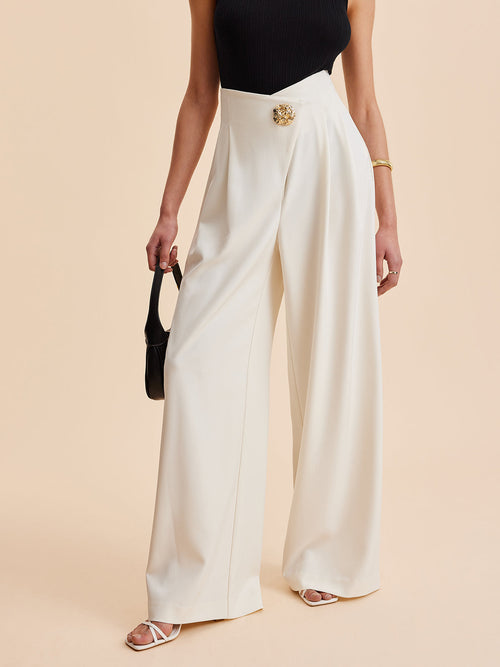 Women Wide Trousers High Waist 2