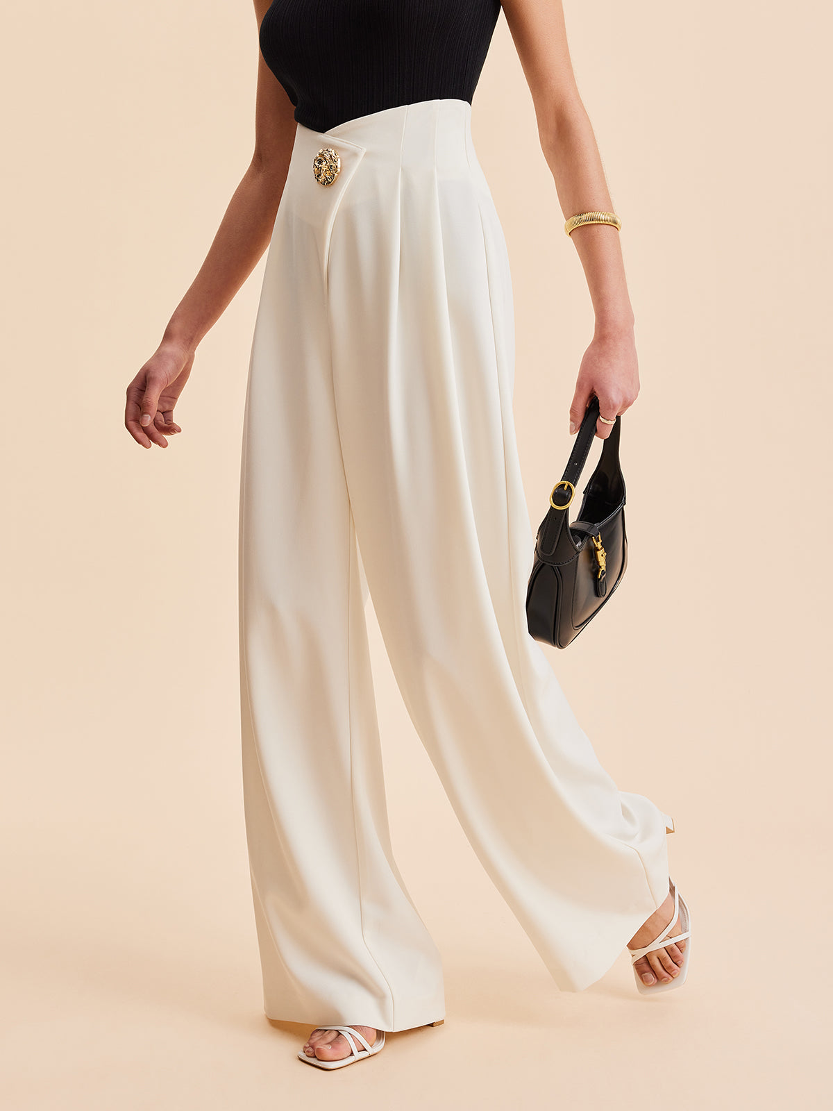 Women Wide Trousers High Waist 3