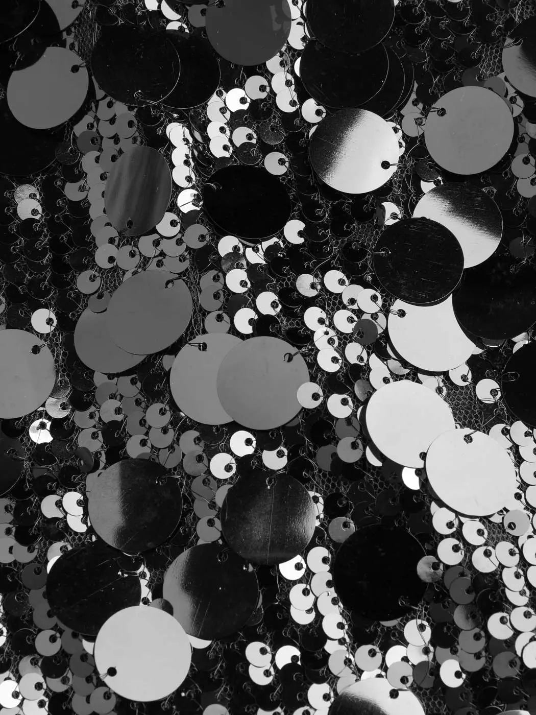 Women's Black Mini Skirt with Sequins 7