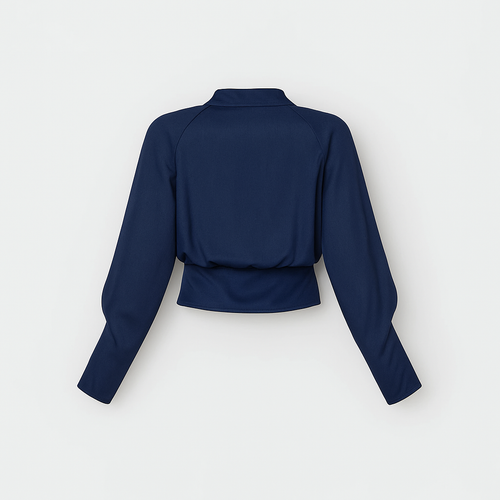 Women's Blouse Puff Sleeve Top Elegant Design 5