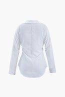 Women's Blouse White Oversized 2