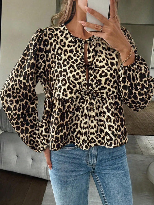 Women's Blouse With Bow Detail 1