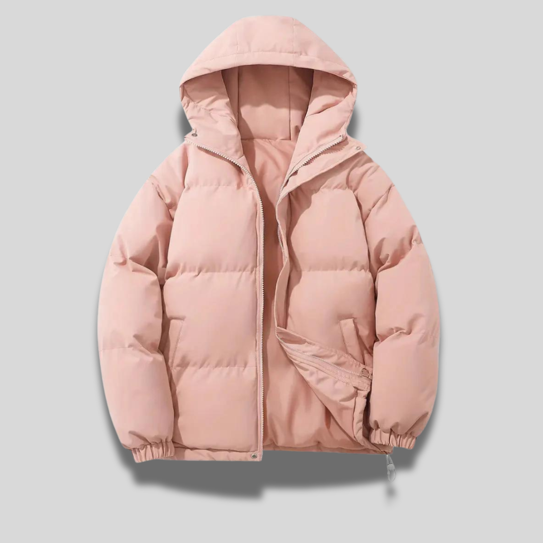 Women's Bomber Jacket High-Quality Fabric with Hood 7