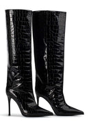 Women's Boots Croco-Leather 0