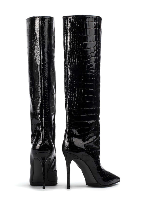 Women's Boots Croco-Leather 2