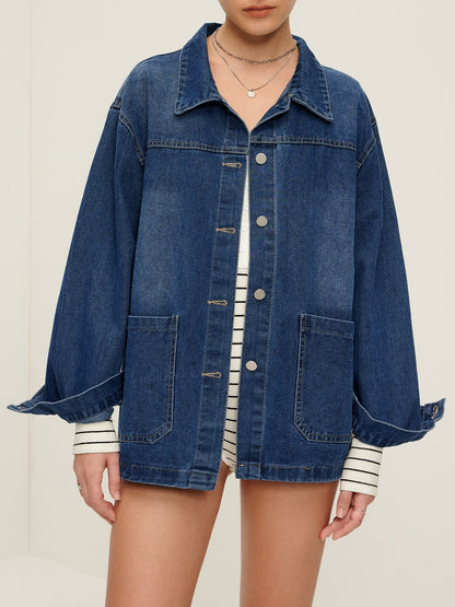 Women's Denim Jacket Oversized 1