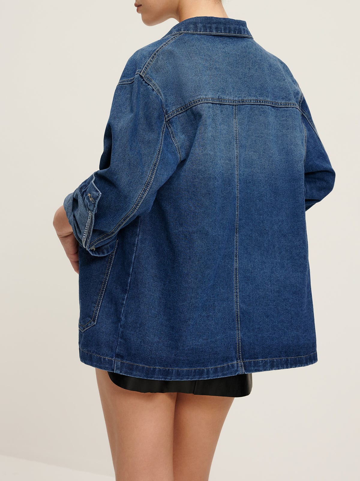 Women's Denim Jacket Oversized 4