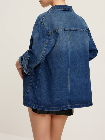 Women's Denim Jacket Oversized 4