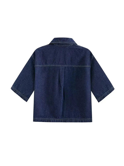 Women's Denim Two Piece Set 2