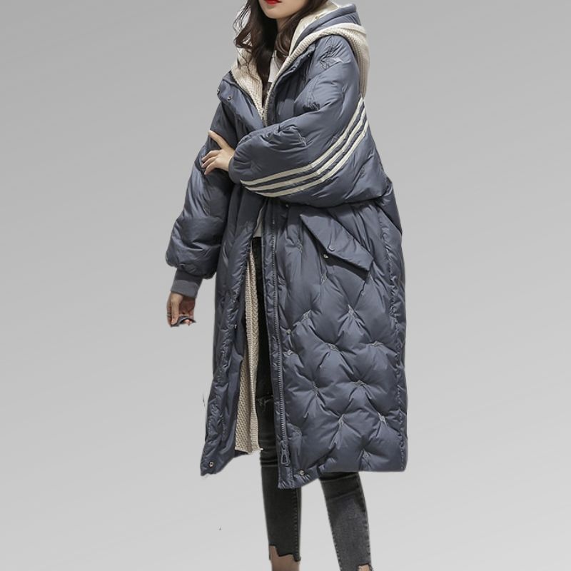 Women's Down Jacket Elegant Fitted Style 1