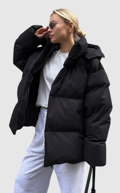 Women's Down Puffer Jacket Modern Design for Exceptional Warmth 0