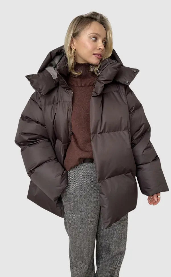 Women's Down Puffer Jacket Modern Design for Exceptional Warmth 1