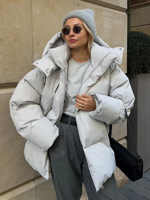 Women's Down Puffer Jacket Modern Design for Exceptional Warmth 2