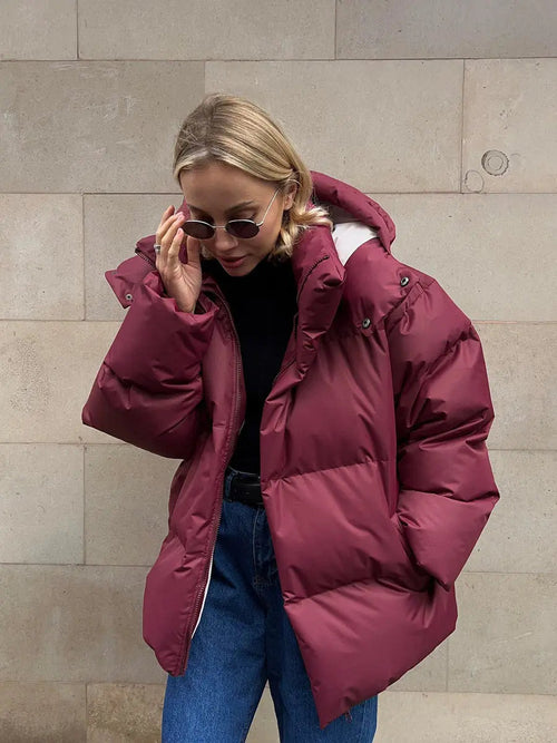 Women's Down Puffer Jacket Modern Design for Exceptional Warmth 5