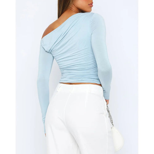 Women's Going Out Top with Twisted Long Sleeves 4