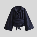 Women's Going Out Tops With Tie Belt 0