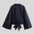 Women's Going Out Tops With Tie Belt 1