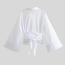 Women's Going Out Tops With Tie Belt 3