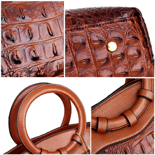 Women's Handbag Crocodile Pattern 7
