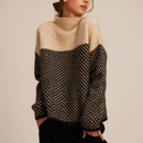 Women's High Neck Sweater Cotton Trendy 0