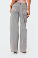 Women's Jeans With Bow Details 4