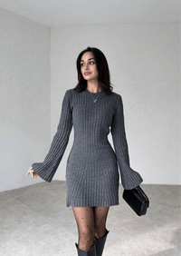 Women's Knitted Dress Elegant Comfortable Style
