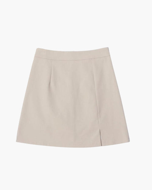Women's Mini Skirt Beige 0