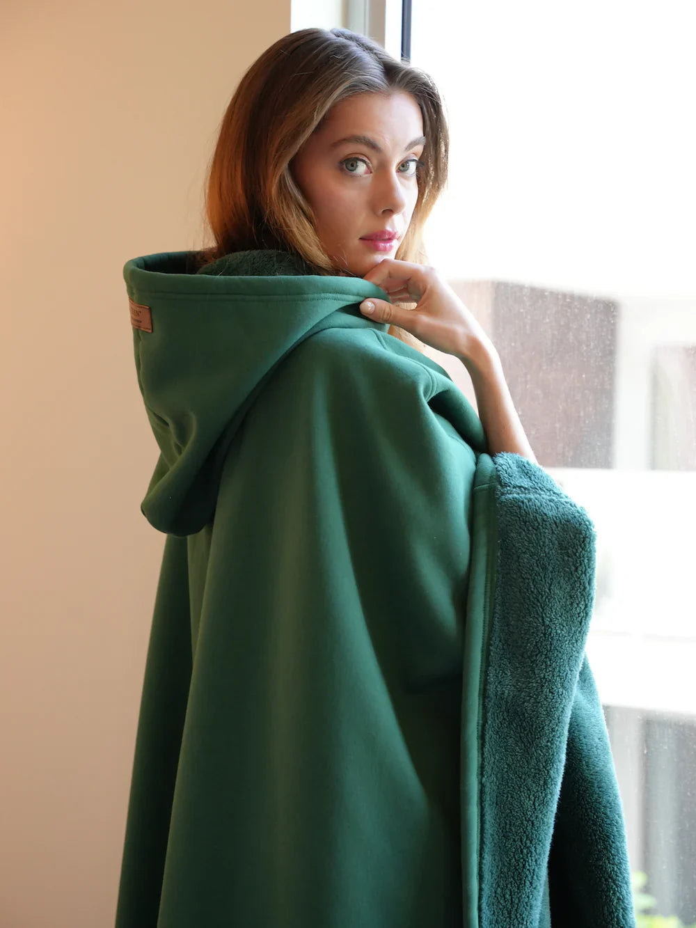 Women's Oversized Hoodie Blanket Soft Fabric Wearable Hoodie 1