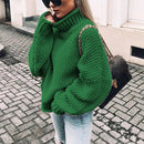Women's Oversized Sweater Cotton Batwing Style 1