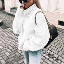 Women's Oversized Sweater Cotton Batwing Style 2