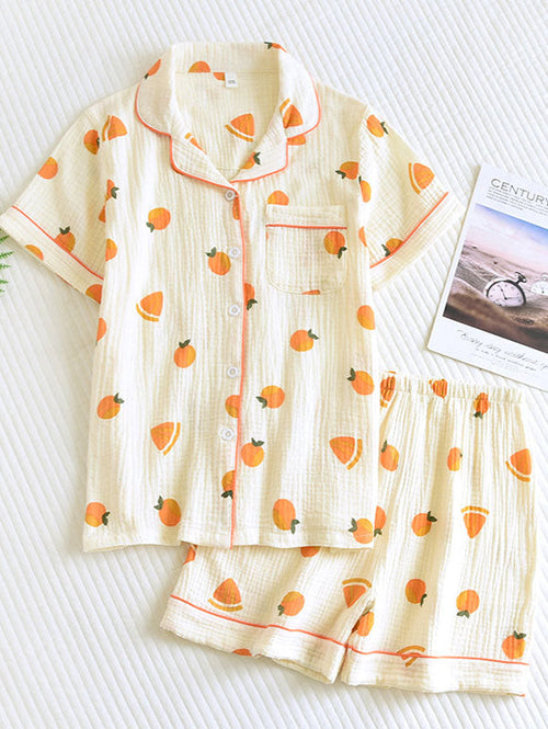 Women's Pajama Set Floral Print 2