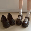 Women's Platform Shoes Retro Style Block Heel 2