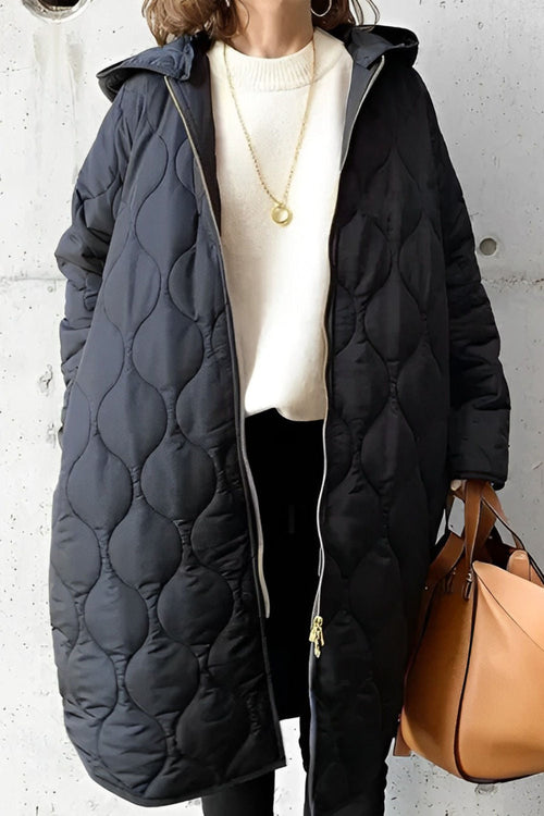 Women's Puffer Jacket Down Stylish Hood with Adjustable Drawstring 1