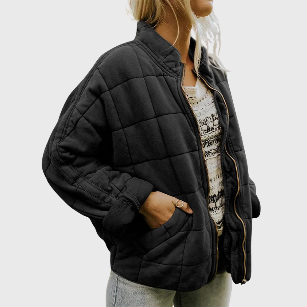 Women's Quilted Jacket Oversized Style