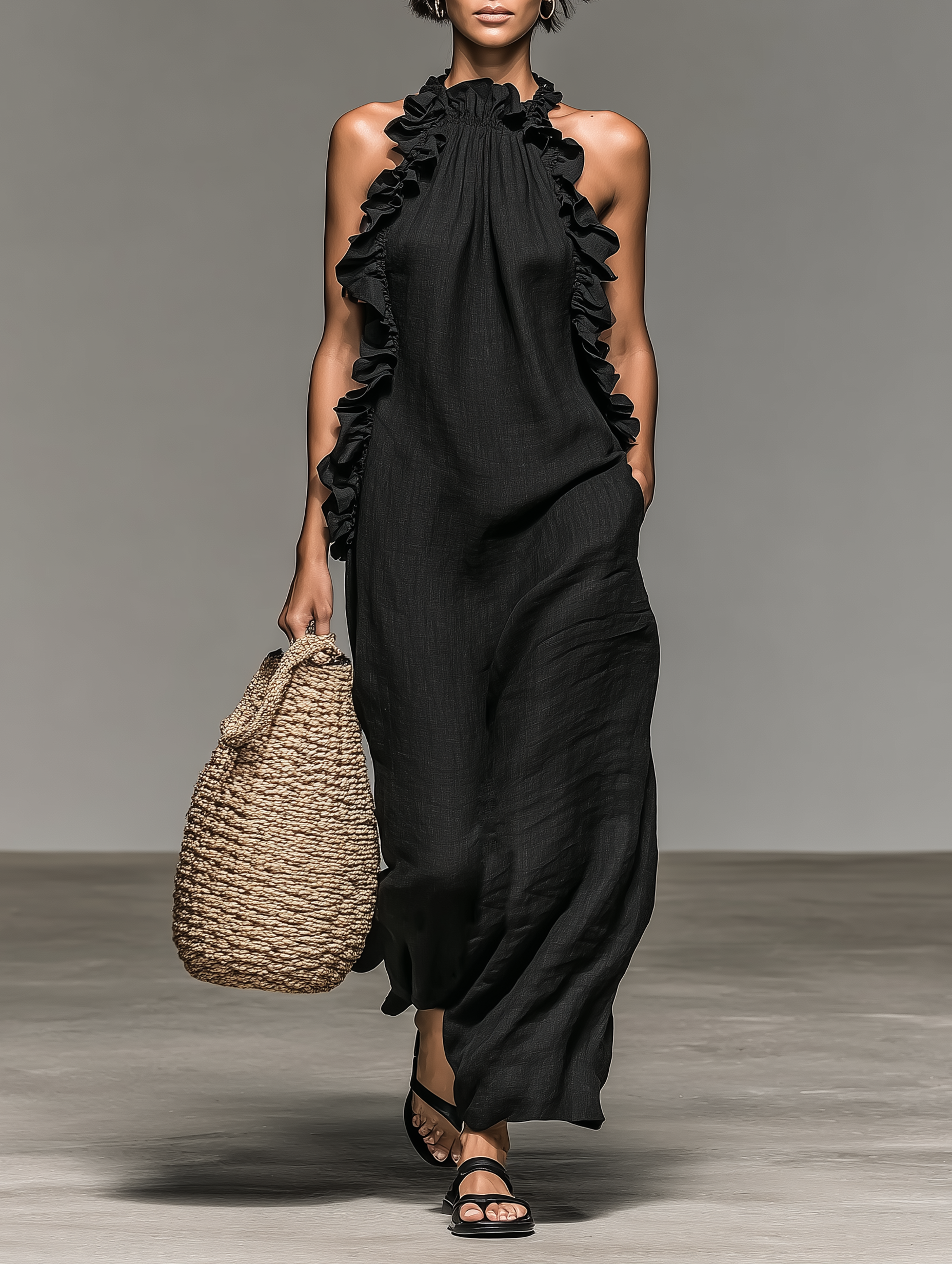 Women's Sleeveless Maxi Dress: Chic Comfort for Summer Adventures