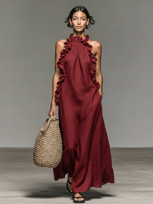 Women's Sleeveless Maxi Dress: Chic Comfort for Summer Adventures 3