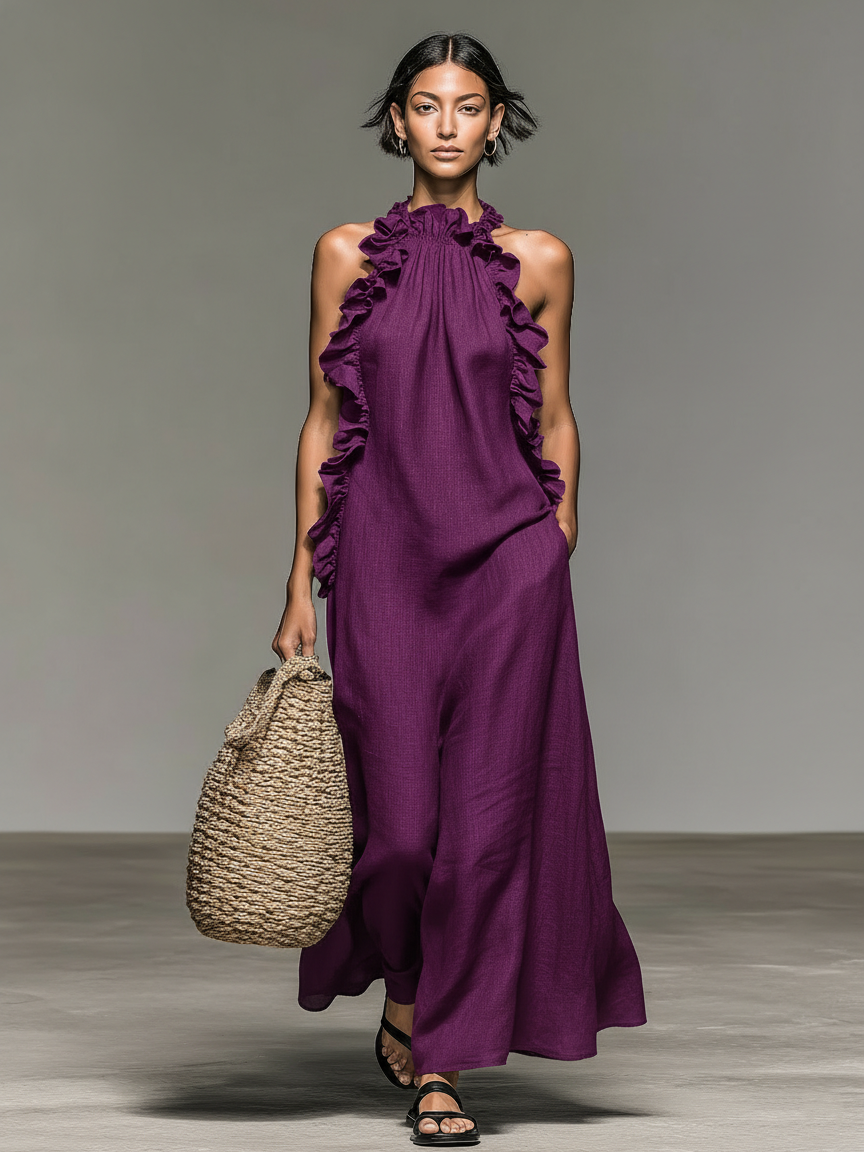 Women's Sleeveless Maxi Dress: Chic Comfort for Summer Adventures 5