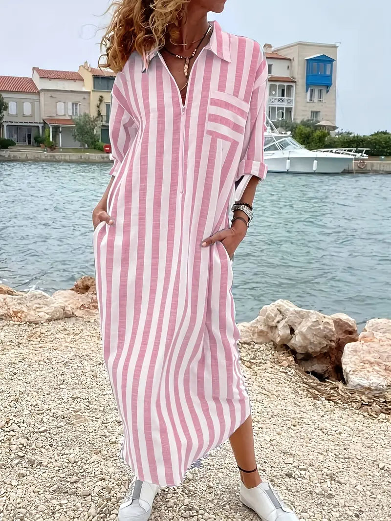 Women's Striped Maxi Dress: Effortless Style for Everyday Adventures 5