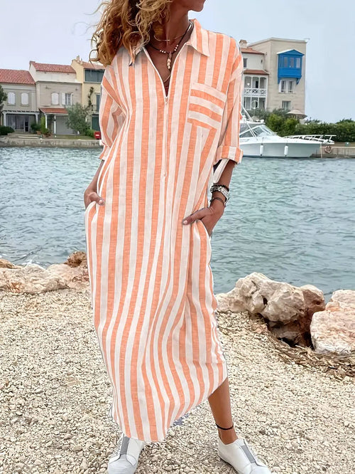 Women's Striped Maxi Dress: Effortless Style for Everyday Adventures 6