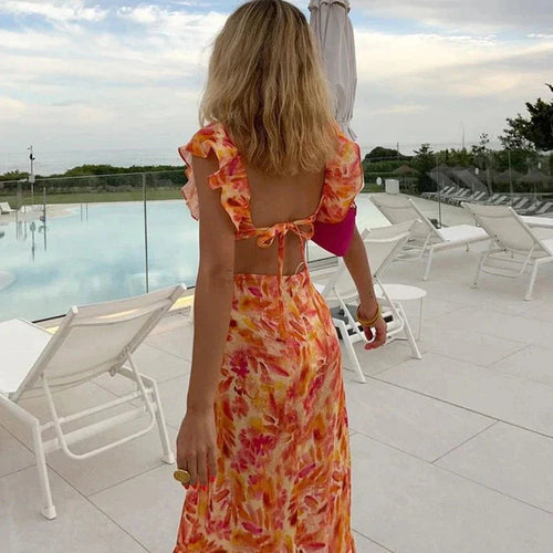 Women's Summer Dress With Ruffles 1